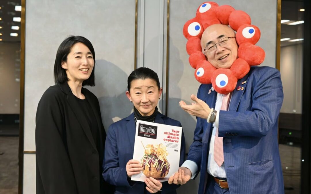 東スポWEBに大阪観光局の定例記者会見の模様が紹介されました